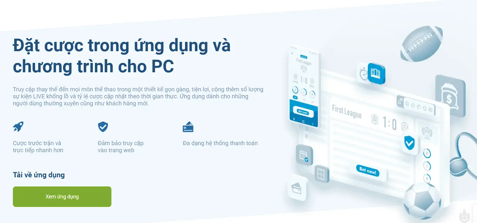 cược live bóng đá và tennis mỗi ngày cùng 1xbet