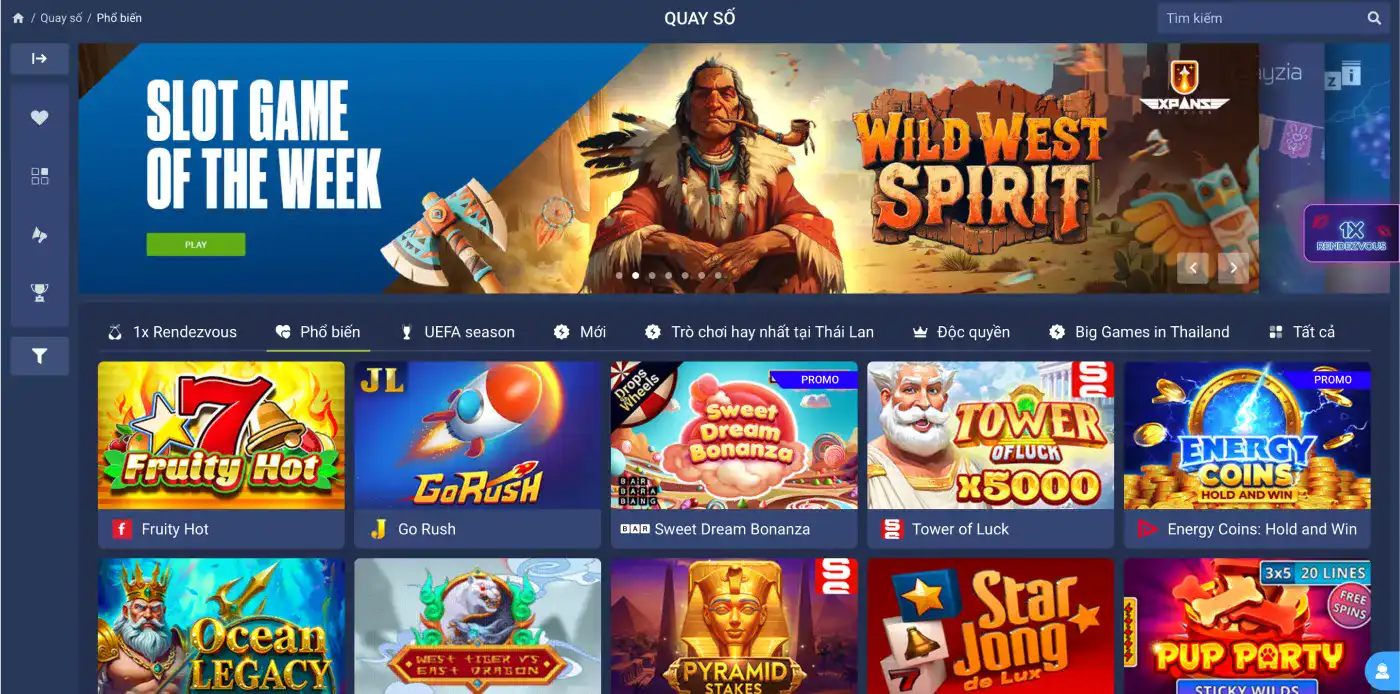 Máy đánh bạc 1xbet để chơi miễn phí và bằng tiền thật